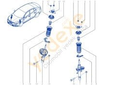 TALİSMAN MEGANE IV Ön Amortisör Toz Körüğü