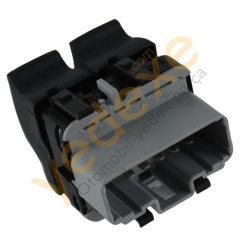 MEGANE II Sol Cam Açma Düğmesi Gri Soketli 8200015088