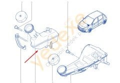 CLIO III MODUS Hidrolik Fren Deposu 8200129956