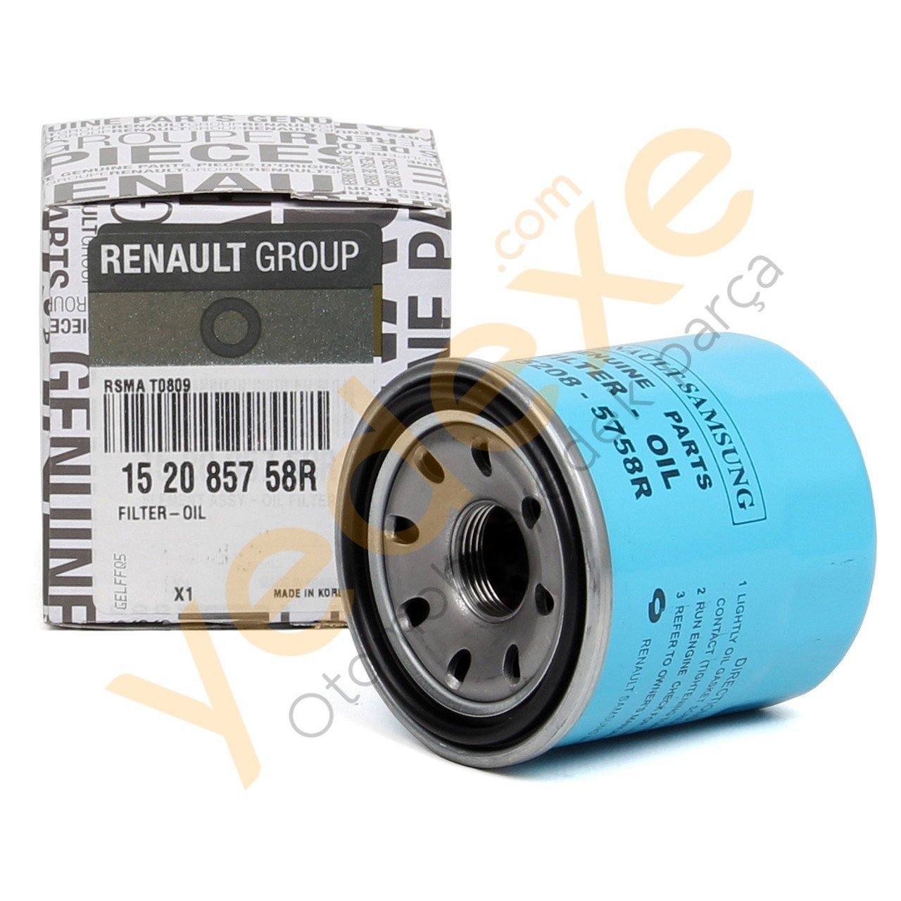 MEGANE III-IV SCENIC  FLUENCE 1.4 1.6 16V Yağ Filtresi H4J Turbolu 152009645R 1520865F0A 152088066R