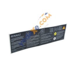 CLIO IV Ön Tampon Panjur Etiketi 978186889R