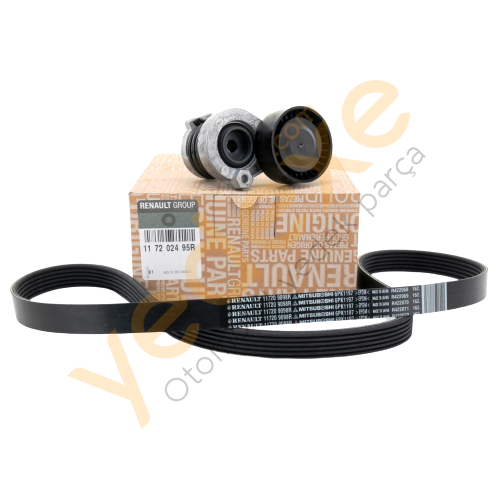 Alternatör Kayış Kiti 1.5 Dci CLİO IV LODGY DOKKER MEGANE IV (117209098R  6PK1197 /117504048R)