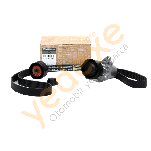 Alternatör Kayış Seti 1.6 Dci R9M TRAFİC III MEGANE IV KADJAR QASHQAİ 1.6 dC (117505337R+117208314R)