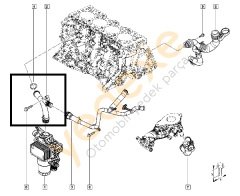 MEGANE IV SYMBOL II SANDERO II DUSTER II NİSSAN QASHQAİ Su Borusu (Yağ Soğutucu Ara Borusu)