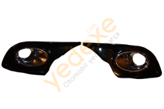 MEGANE III 12 Sonrası Sis Far Çercevesi Takım Nikelajlı 620727243R 261521021R